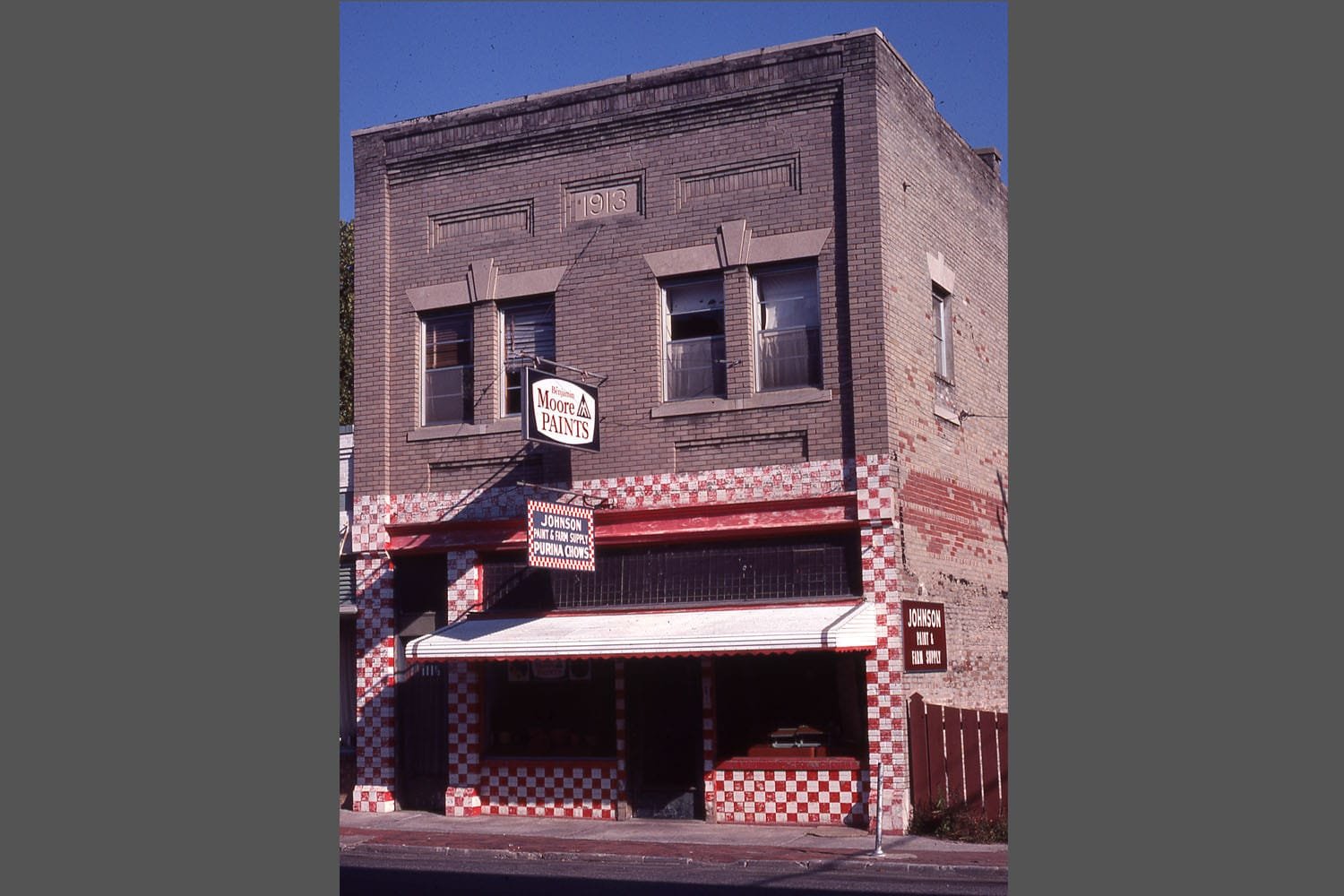 Johnson Paint and Farm Supply was located at 111 W. Daugherty St. As the store closed its doors in December 1989 it was thought to be the oldest business in Webb City under continuous operation.